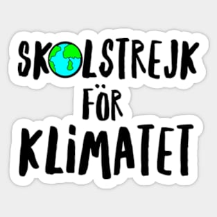 Skolstrejk For Klimatet Sticker